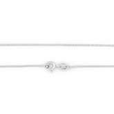 18K White Gold Snake Chain - 18"